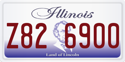 IL license plate Z826900