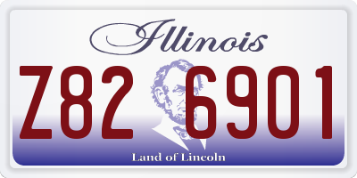 IL license plate Z826901