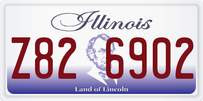 IL license plate Z826902