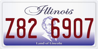 IL license plate Z826907
