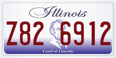 IL license plate Z826912