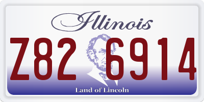 IL license plate Z826914