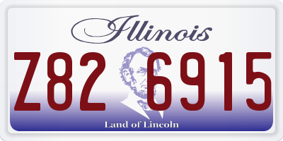 IL license plate Z826915