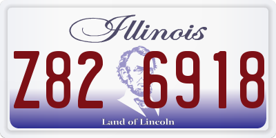 IL license plate Z826918