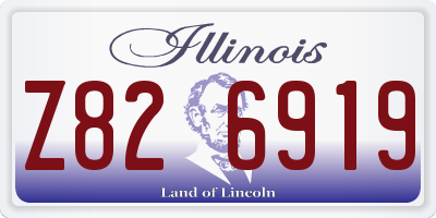 IL license plate Z826919