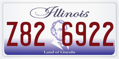 IL license plate Z826922