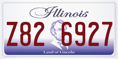 IL license plate Z826927