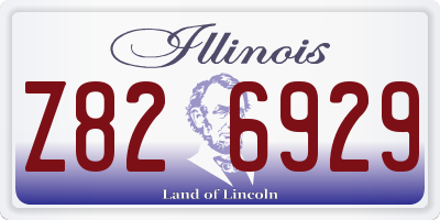IL license plate Z826929