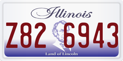 IL license plate Z826943