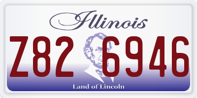 IL license plate Z826946