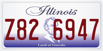 IL license plate Z826947