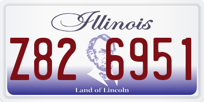 IL license plate Z826951