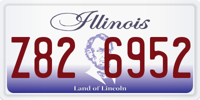 IL license plate Z826952