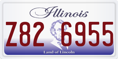 IL license plate Z826955