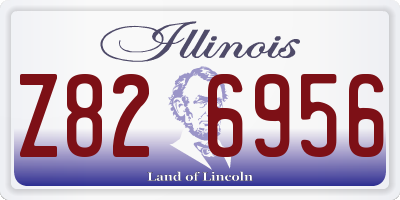 IL license plate Z826956
