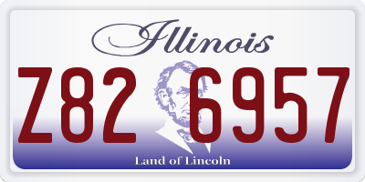 IL license plate Z826957