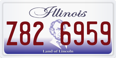 IL license plate Z826959