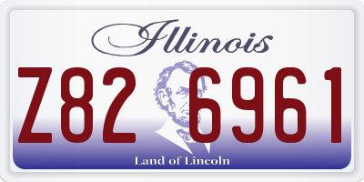 IL license plate Z826961