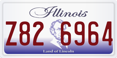 IL license plate Z826964