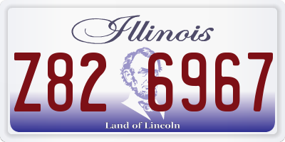 IL license plate Z826967