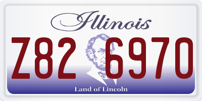 IL license plate Z826970