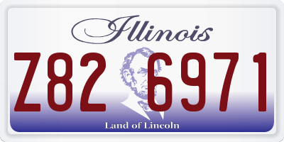 IL license plate Z826971