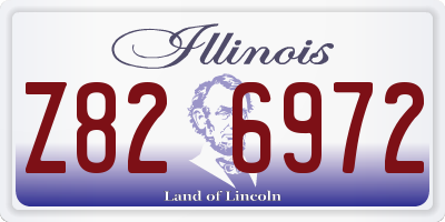IL license plate Z826972
