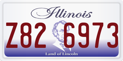 IL license plate Z826973