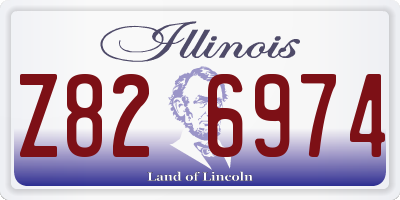 IL license plate Z826974