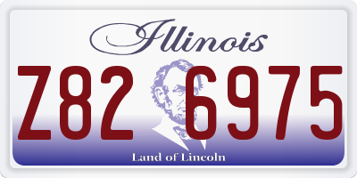 IL license plate Z826975