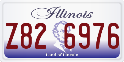 IL license plate Z826976