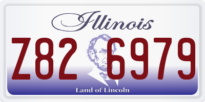 IL license plate Z826979