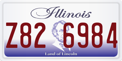 IL license plate Z826984