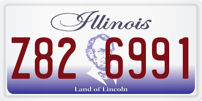 IL license plate Z826991