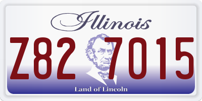 IL license plate Z827015