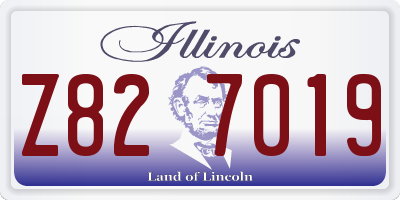 IL license plate Z827019