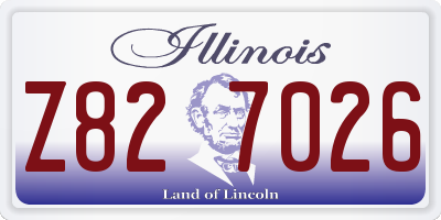 IL license plate Z827026