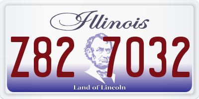 IL license plate Z827032
