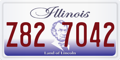 IL license plate Z827042