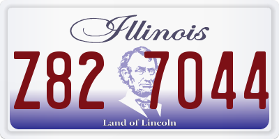 IL license plate Z827044
