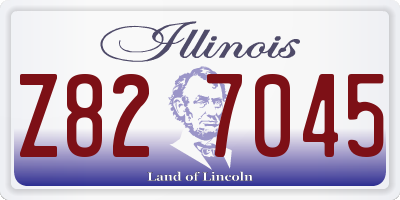 IL license plate Z827045