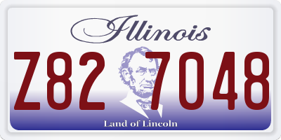 IL license plate Z827048