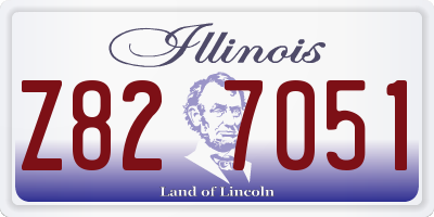 IL license plate Z827051