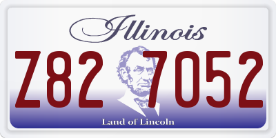 IL license plate Z827052