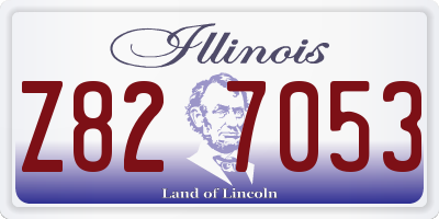 IL license plate Z827053