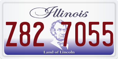 IL license plate Z827055