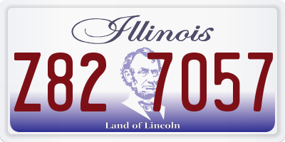 IL license plate Z827057