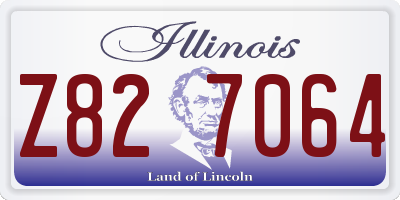 IL license plate Z827064