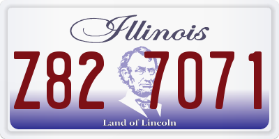 IL license plate Z827071