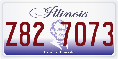 IL license plate Z827073